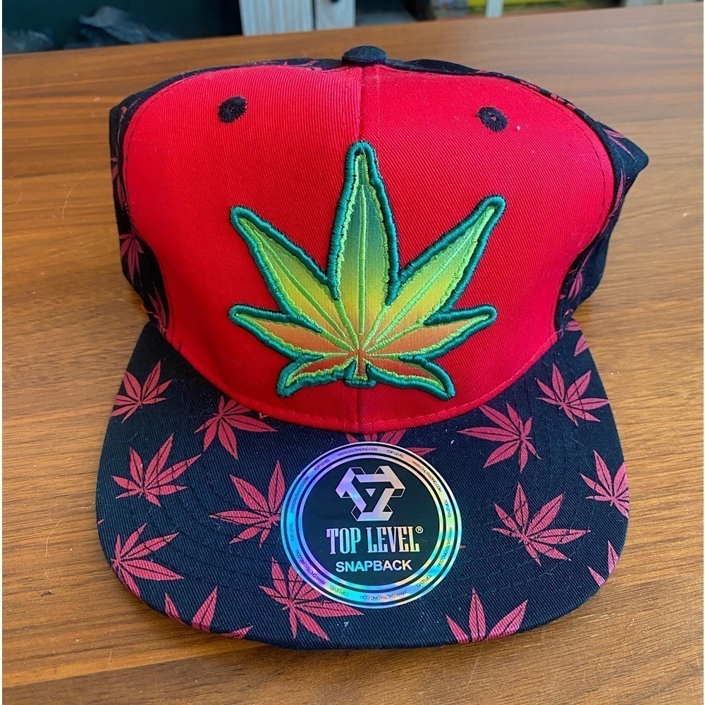 Marijuana Top Level Snapback Hat